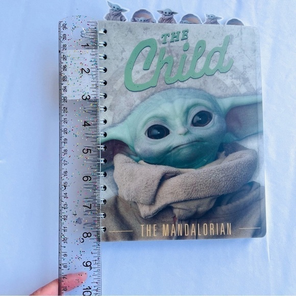 NWOT Star Wars The Mandalorian Baby Yoda - Spiral Journal Notebook w/ Bookmarks - Picture 15 of 16
